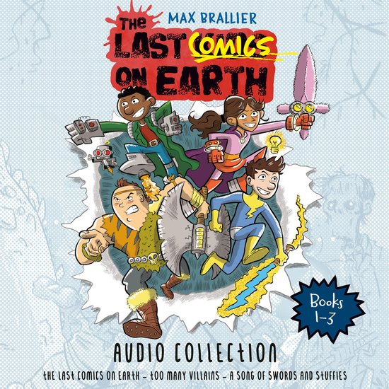 The Last Comics on Earth Audio Collection: Books 1-3 - cover