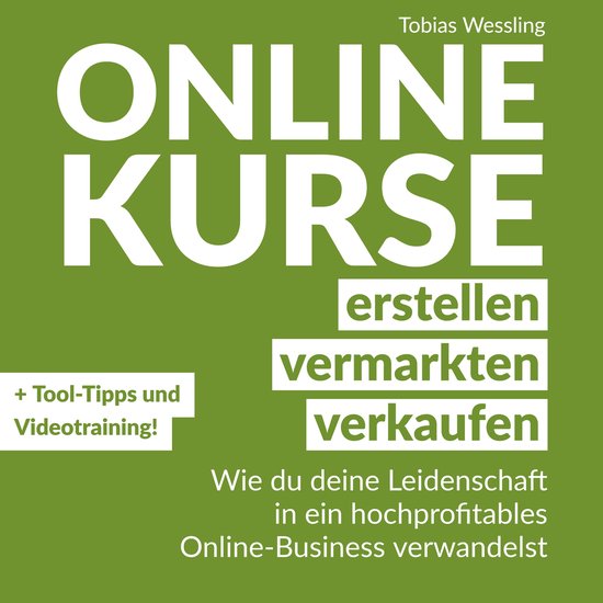 Onlinekurse erstellen, vermarkten und verkaufen - cover
