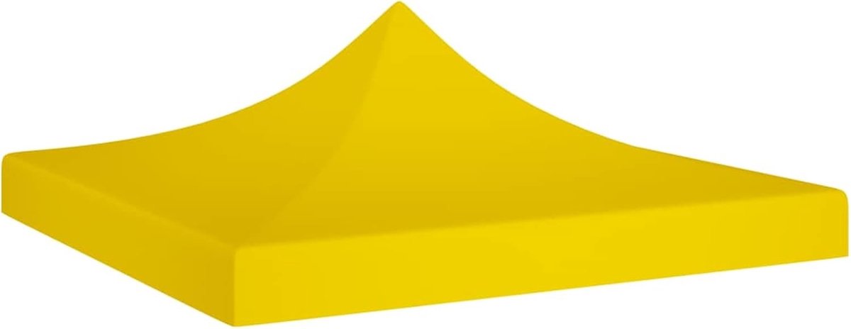 Partytent Dak - Tentdak Paviljoen - Buitenfeest Bescherming - UV Waterbestendig - 2 x 2 Meter - Geel