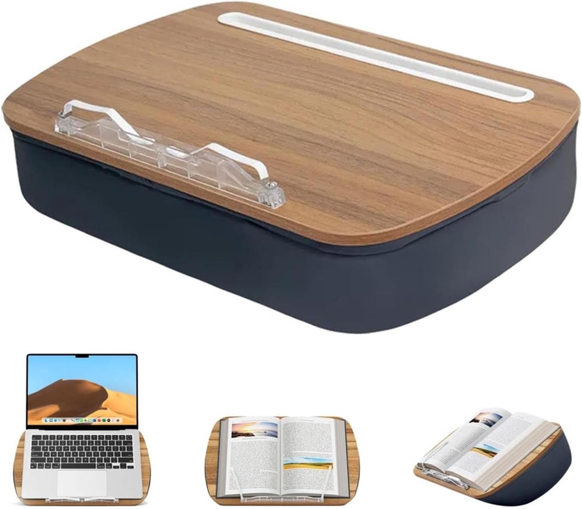 Leeskussen Stand - Boekhouder Kussen - Comfortabel Lezen - Verstelbare Hoeken - 445 cm Breed