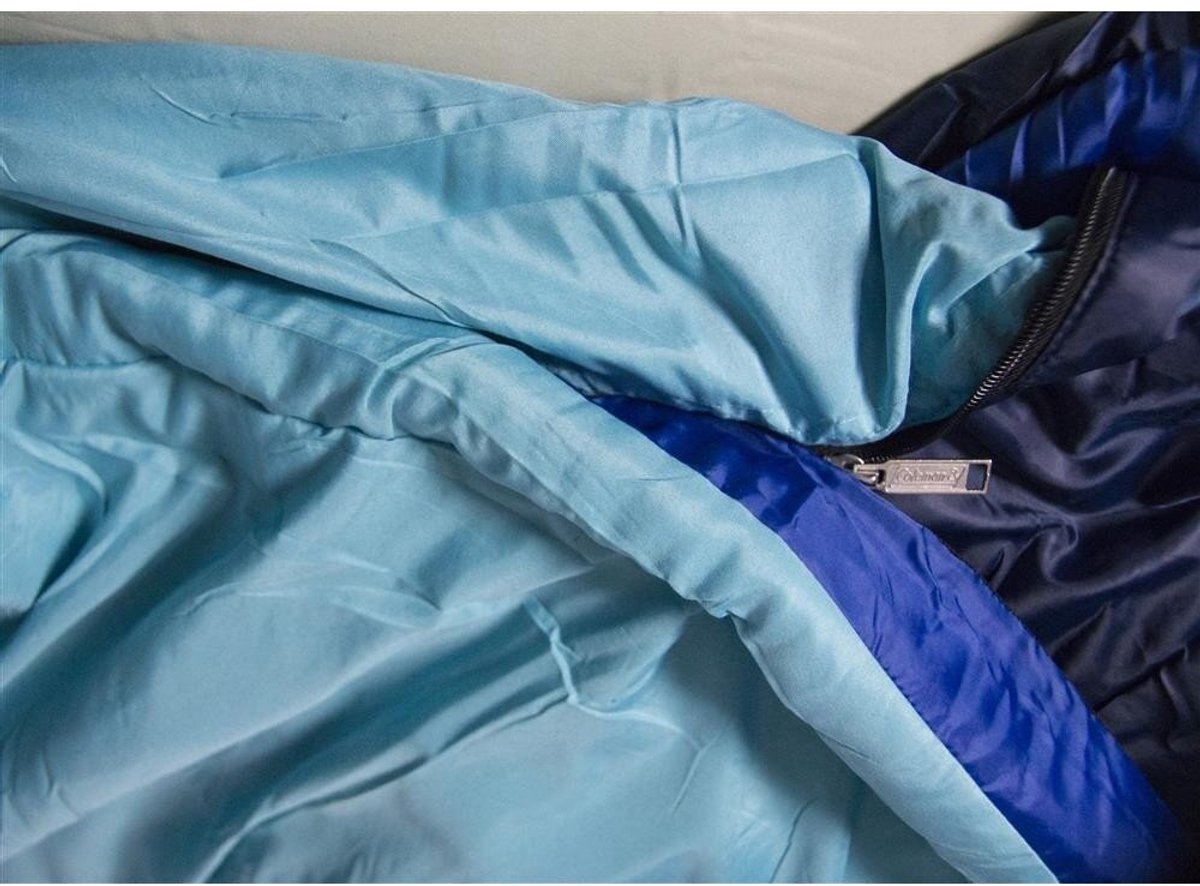Coleman Fision 100 Mummy Slaapzak - 208 x 81 cm - Blauw