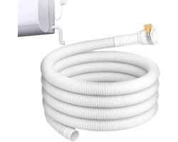 Afvoerslang Airco - Flexibele Slang - Vocht Afvoeren - Verstelbare Klem - Tot 9.8 Meter