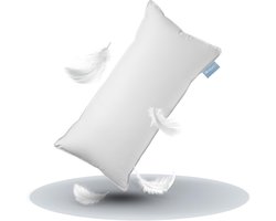 Donskussens Set - Veren Hoofdkussens - Comfortabel Slapen - Gemaakt in EU - 40x80 cm - Wit
