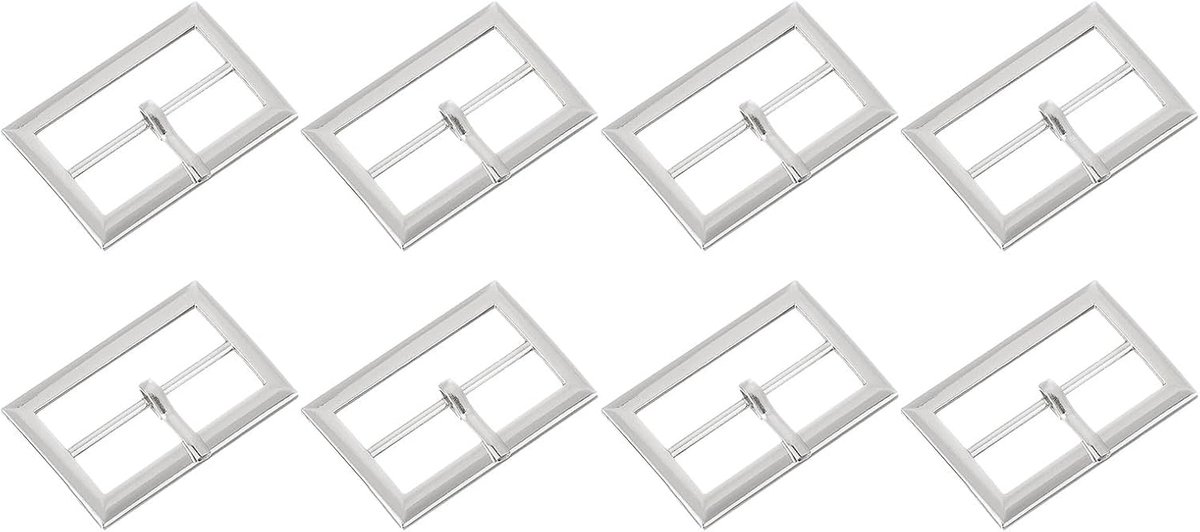 Metalen Rolgespen - Riemgespen Schuivers - Tassen Jassen Aanpassen - Roestvrij Corrosiebestendig - 30 mm Breed - Zilverkleurig