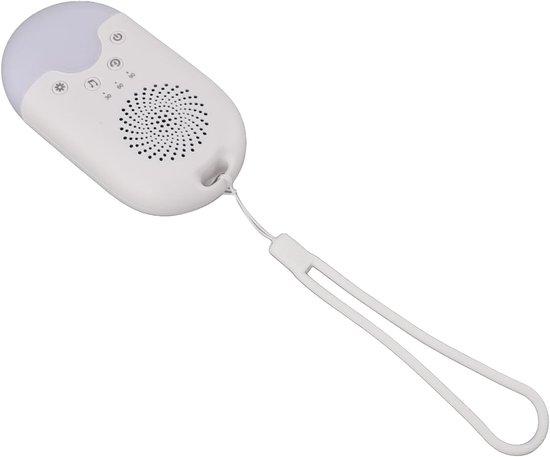Draagbare Geluidsmachine - Baby Slaaphulp - Rustgevend Slapen - 8 Natuurgeluiden - Compact Formaat - Wit Nachtlampje — afbeelding 4