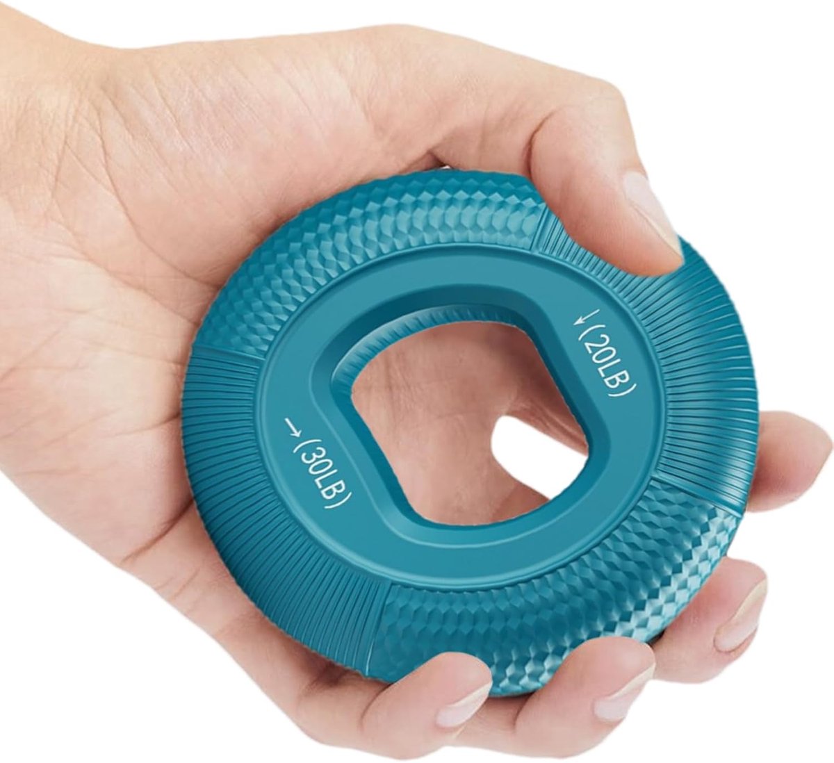 Handgreep Versterker - Grip Trainer - Onderarm Training - Ergonomisch Ontwerp - Diameter 78.5mm - Blauw
