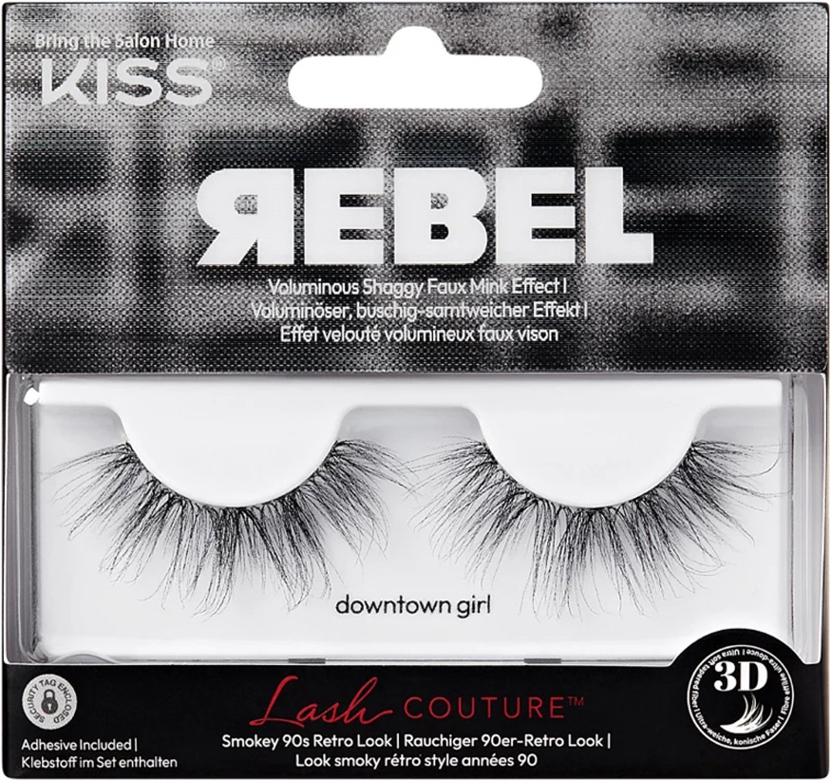 Downtown Girl Rebel Kiss - Wimperextensions 3D - 1 paar