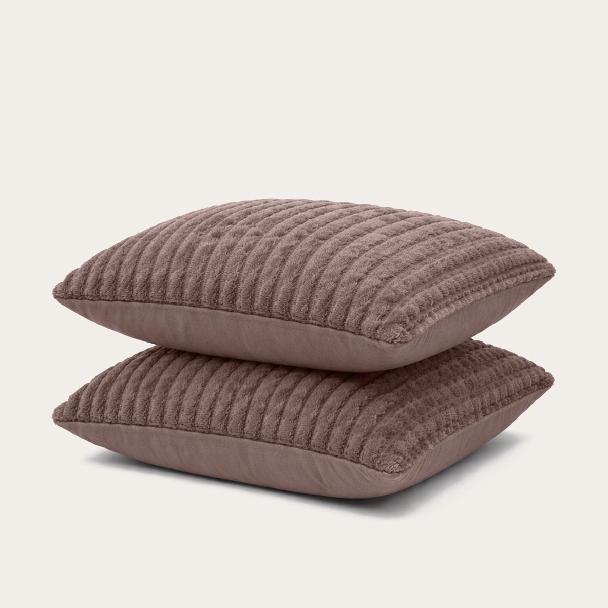 HappyBed Brown kussensloop set 2 stuks - 60x70 cm - 100% Microvezel - Ultieme slaapcomfort