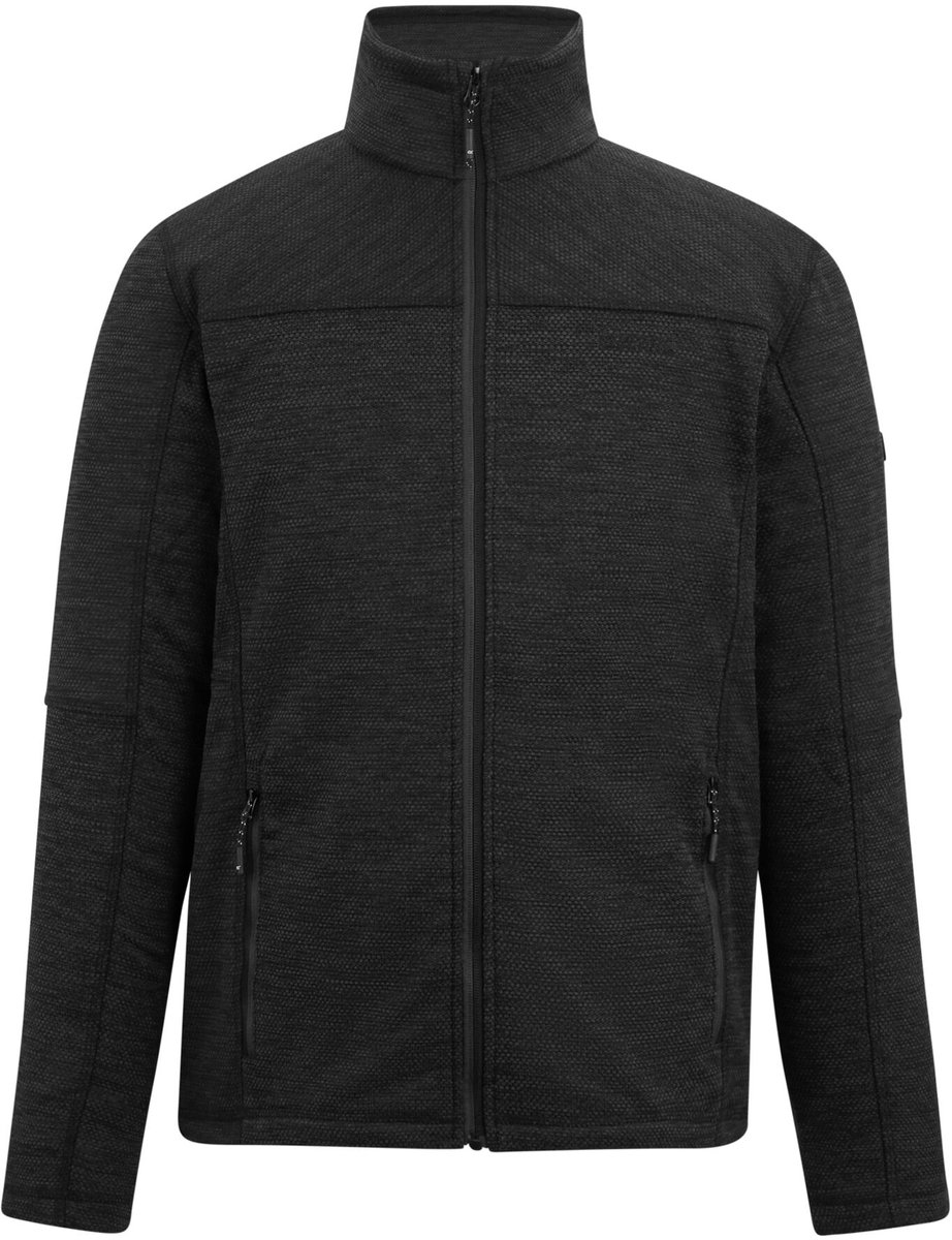 Heren Highton Midlayer Fleece met volledige ritssluiting Grijs