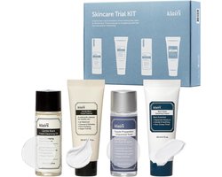 Klairs - Skincare Trial Kit - Black Fresh - Cleansing Oil - Facial Cleanser - Toner - Soothing Cream - 4 Delig