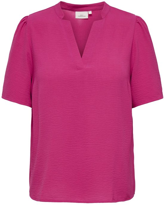 ONLY CARMAKOMA - CARNOEMI 2/4 V-NECK BLOUSE WVN T-shirt Dames