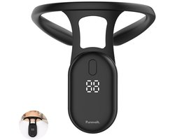 PureVolt Smart Houdingsdetector - Digitale Rug- & Schouderbrace met Trilsensor - Slimme Houding Corrector tegen Rugklachten - Ergonomische Rug Corrector voor Mannen, Vrouwen & Kinderen
