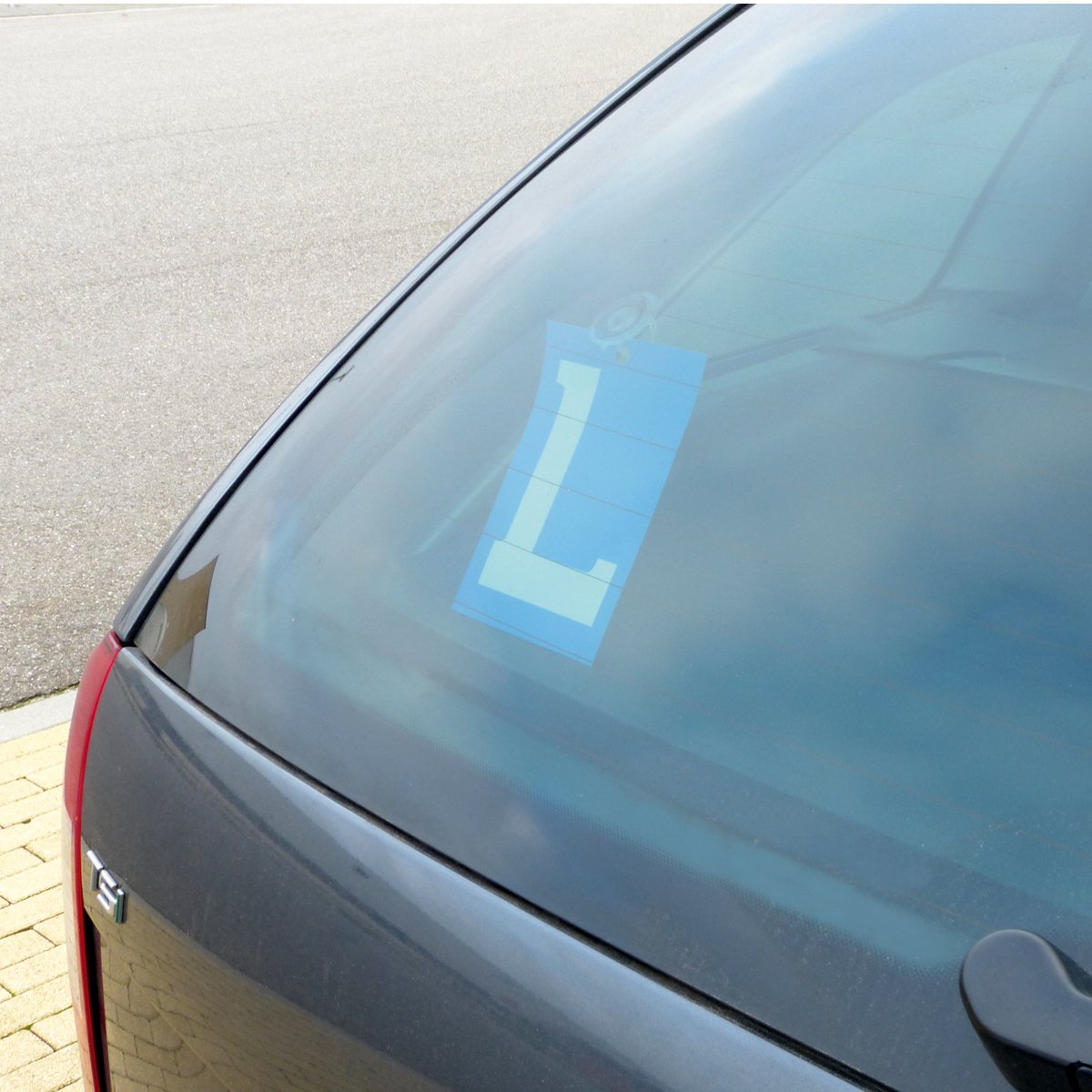 Carpoint Plaatje 'l' met zuignap