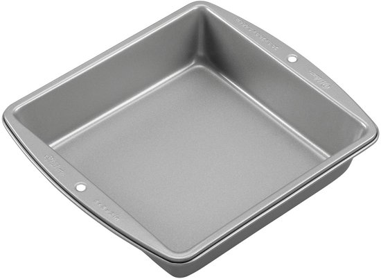Wilton Recipe Right® Bakvorm voor Cakes en Muffins - Vierkant - 20 x 20cm - Non-Stick Coating