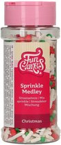 FunCakes Sprinkle Medley - Christmas - 60g - Eetbare Taartdecoratie