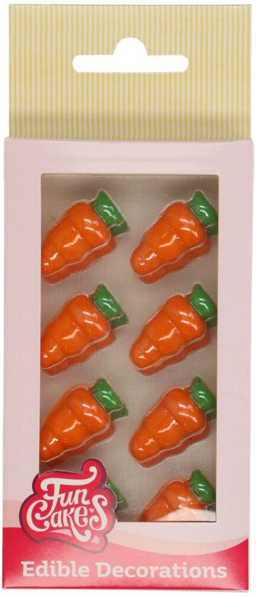 FunCakes Chocolade Decoraties - Sinterklaas - Wortels - pk/24