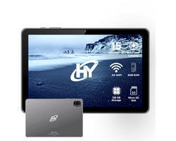 Hyundai Tablet HYTab Plus 10WB4 10.1 Inch - Tablet Android 15 - Inclusief Stylus Pen, Oordopjes en Screenprotector - Octa Core Allwinner A537 - HD IPS 1280x800 - 6GB RAM - 128GB Opslag - 13MP + 8MP Camera - WiFi 6 - 6000mAh - Space Grijs