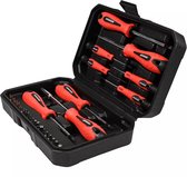 Benson Schroevendraaier set in box 29-delig - met handvat - 00x 50 mm - 000x 50 mm - 25 mm - 6x 100 mm - 7 mm