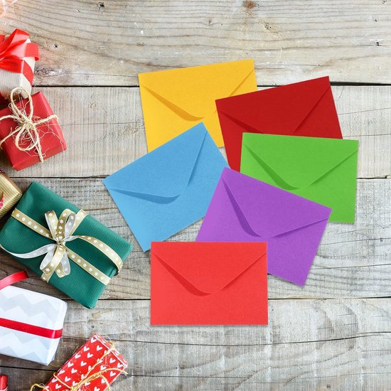 Mini Envelopes - 50 Pack - Mini Gift Card - Business Card - Envelope ...