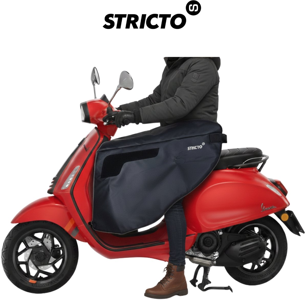 Stricto Easy-On Premium A+++ Scooter Beenkleed – Universeel – Waterdicht & Winddicht – Beenwarmer – Beschermingsniveau A+++ – foto 5