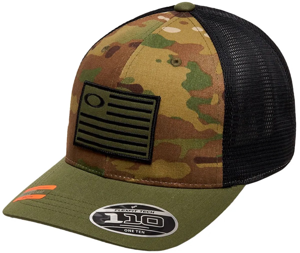 Oakley Apparel Si Multicam Flag 110 Snapbck Pet Groen