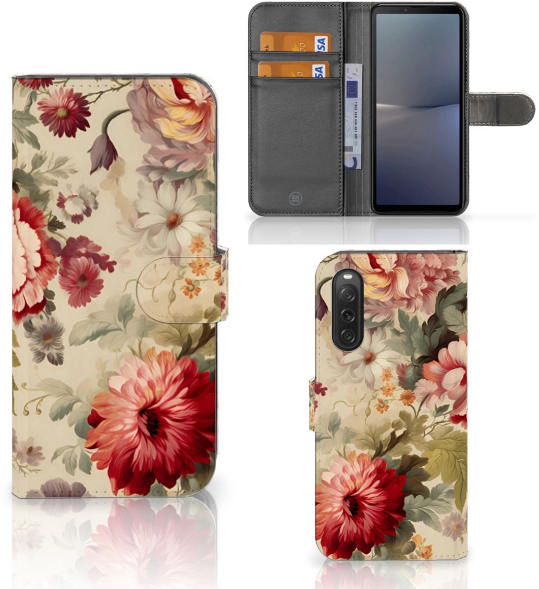 Hoesje voor Sony Xperia 10 V Bloemen