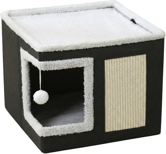 Kerbl kattenhuis Rustica - Grijs online kopen