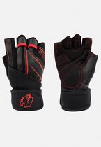 Gorilla Wear Dallas Sport & Fitness Handschoenen Heren & Dames 2.0 - Zwart/Rood - XXXL