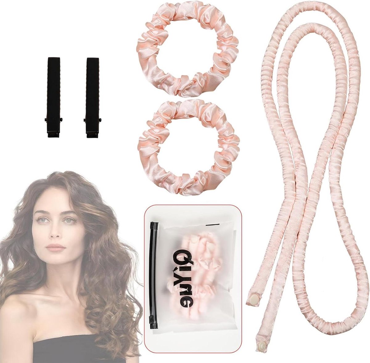 's Nachts krullen zonder warmte - haarstyling tool voor alle haartypes
