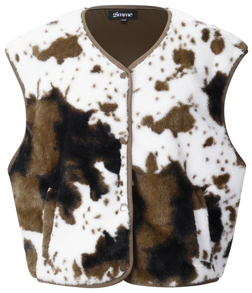 Woven Polyester Fiber Women's Vest Casual Solid Color Fall/Winter