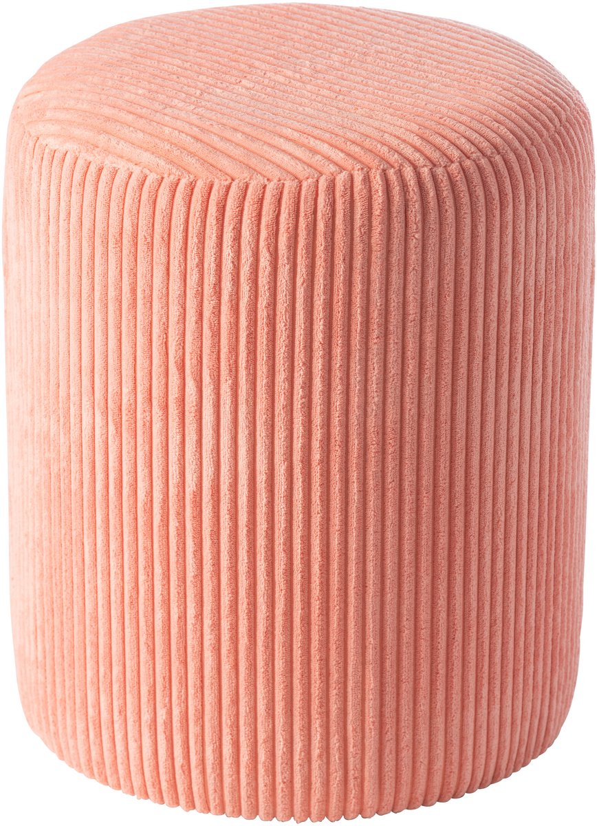 J-Line kruk Colorful - hout - lichtroze