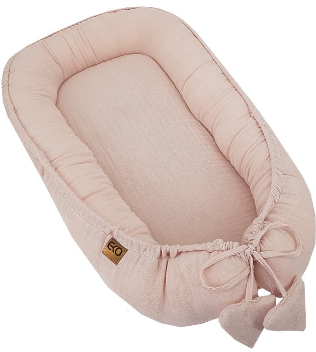 Muslin baby cocoon ROSE PINK