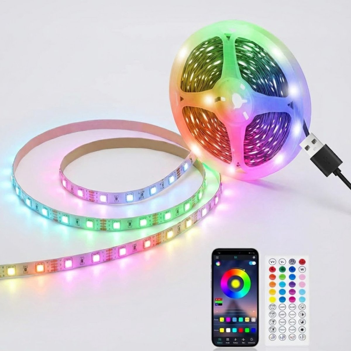NBAP® LED Strip 6 Meter - LED Verlichting Strips - LED Light-Multikleur