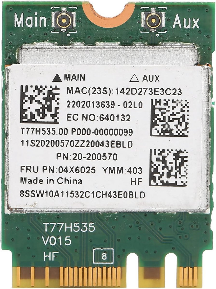 300M NGFF M.2 PCI-E Wifi Netwerkkaart met Bluetooth 4.0 voor Laptops