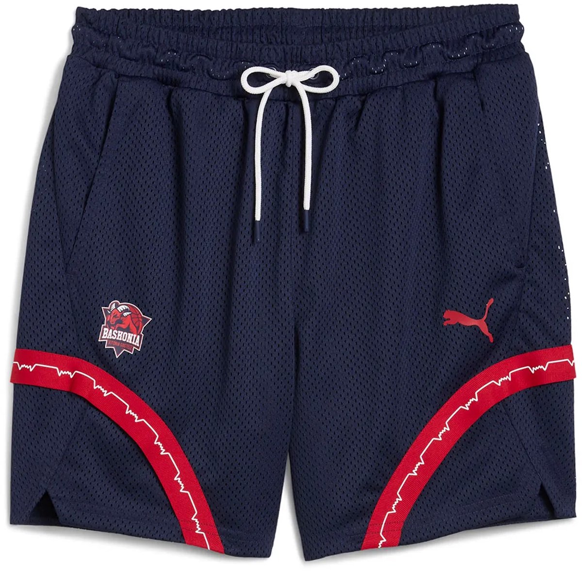 Puma Saski Baskonia 25/26 Na De Wedstrijd Korte Broek Man Marineblauw