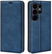 MobyDefend Hoesje - Geschikt voor Samsung Galaxy S26 Ultra - Luxe Wallet Bookcase (Magnetische Sluiting) - Blauw