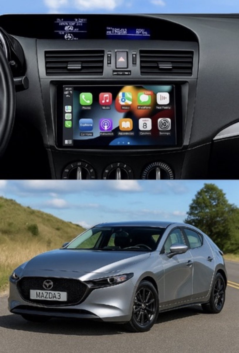 ADIVOX T2 9 inch geschikt voor Mazda 3 2009-2014 Android 15 CarPlay/Auto/Wifi/RDS/DSP/5G/DAB+
