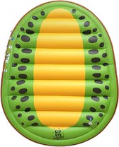 Swim Essentials - Luchtbed - fruitvorm - 150 x 120 cm - Groen