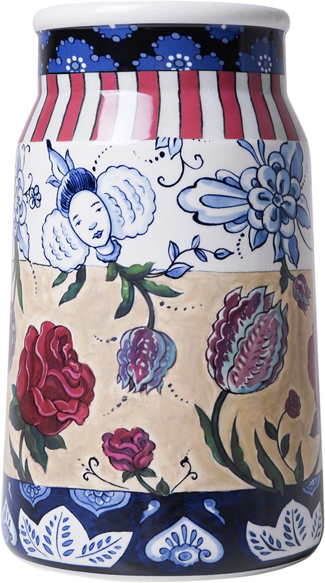 Melkbusvaas The Heritage Collection - Zeven Rozen - Keramiek - 25,5 cm