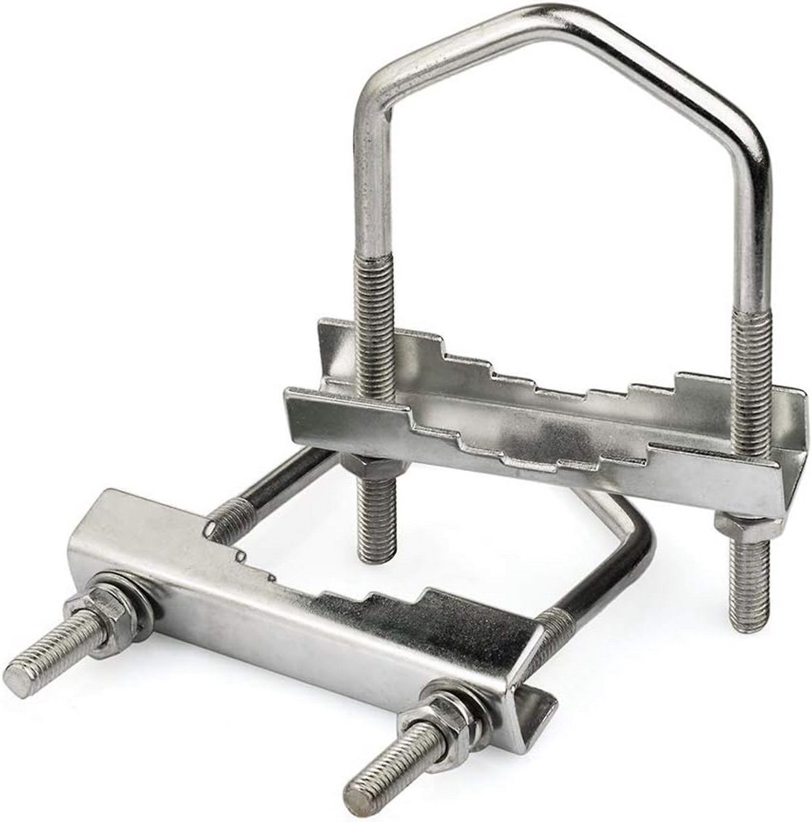 Outdoor Yagi Wifi Antenna U Holder - Aluminum Mast Bracket 2pcs for Enhanced Wifi Access Points