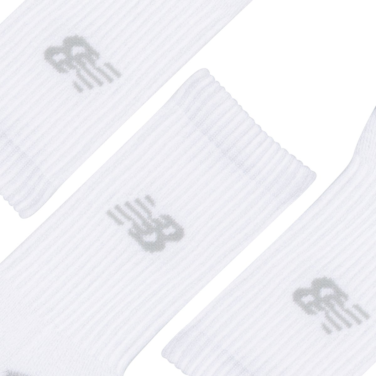 New Balance Youth Active Crew Socks 3 Pack Unisex Sportsokken - WHITE — cadeau in Cadeau-ideeën - foto 3