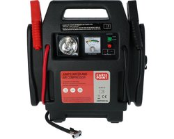 Carpoint Jumpstarter – 12 Volt –Met luchtcompressor - Piekvermogen 400A – Opladen met 230 Volt of 12 Volt adapter
