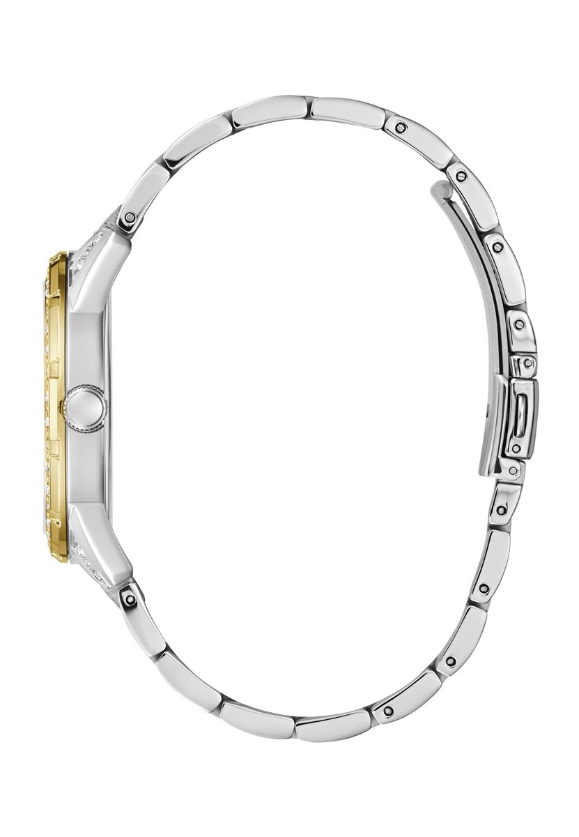 Guess Her Demand Quartz Analoog Horloge Tweetoon Behuizing: 100% Roestvrij Staal| Armband: Roestvrij Staal 40 mm U1337L4M