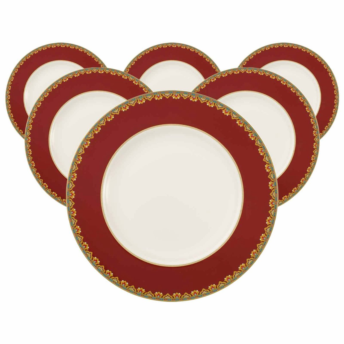 Speiseteller Samarkand Rubin ø 27,7 cm Set van 6