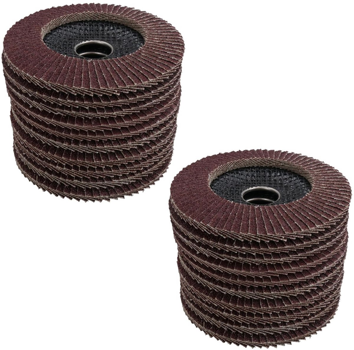 20 Stuks Schuurvel Schijven Haakse Slijper 115mm Korrel 40 voor Metaalbewerking