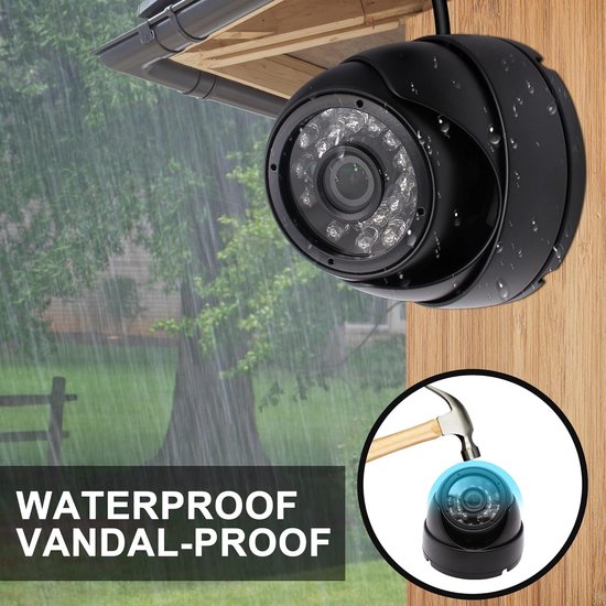 USB Dome Camera 720P Dag en Nachtzicht Waterdicht voor Beveiliging — afbeelding 3