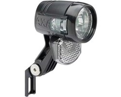 AXA Blueline 30 E‑bike Koplamp – LED Fietsverlichting – 30 Lux – 6–12 V Aansluiting – 50 m Lichtbundel – 3.000 m Zichtbaarheid – Geïntegreerde Reflector – Clear Lens Technology