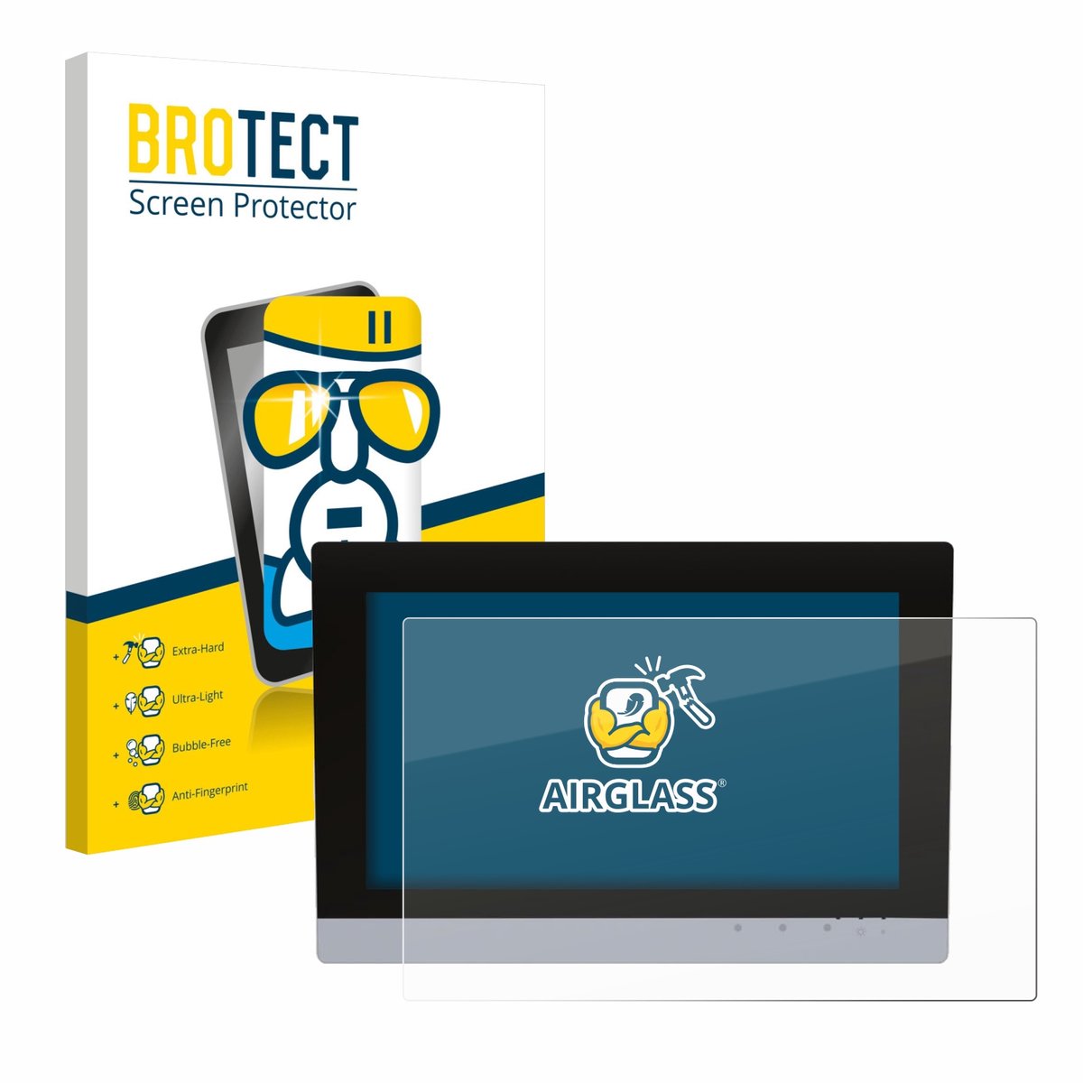 Screenprotector voor WAGO Visu Panel Touch Panel 600 Beschermglas transparant