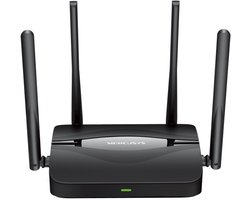 MercurySys MR25BE Serie – Router – Wi-Fi 7 – 3600 Mbit/s – Zwart