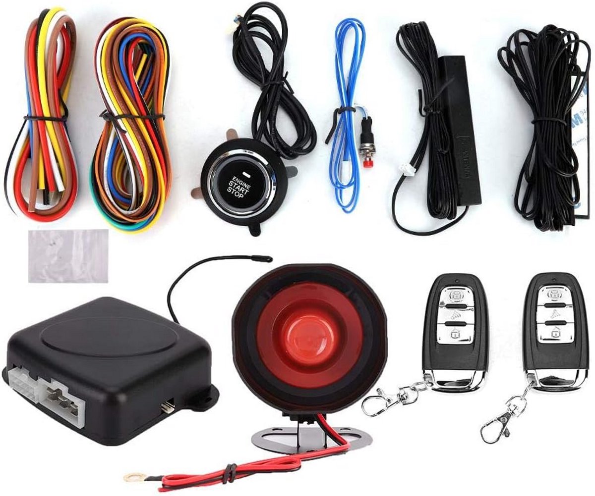 Universeel Alarmsysteem Auto met Keyless Entry en Startknop
